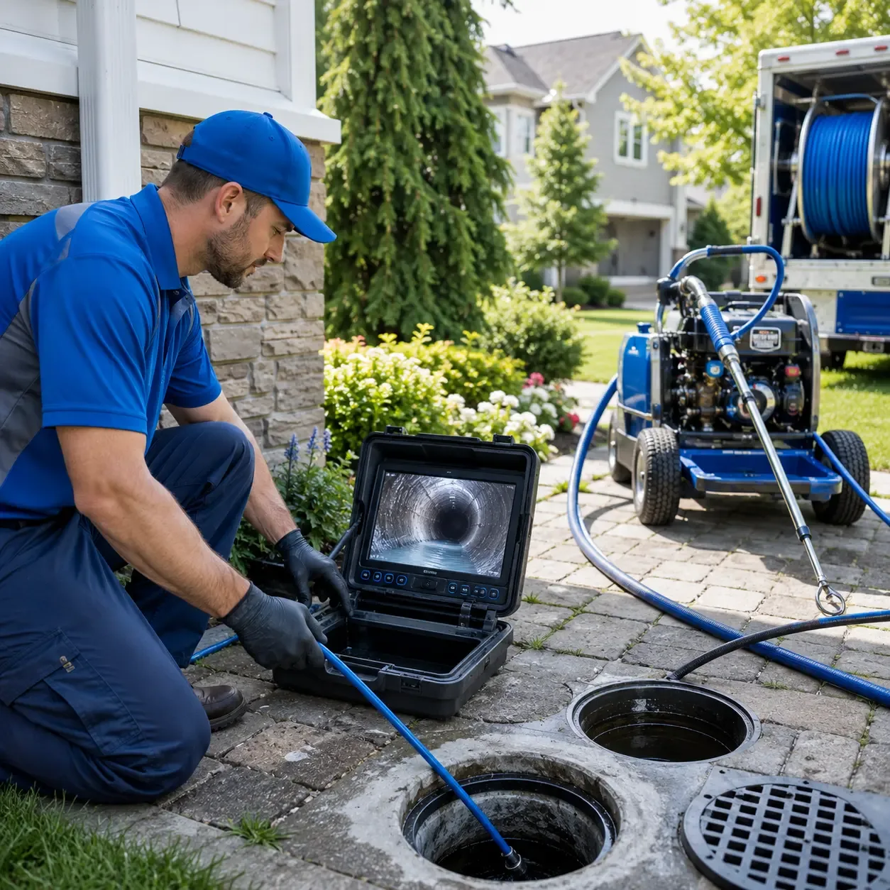 Outdoor drain cleaning professionals serving Woodworth, LA