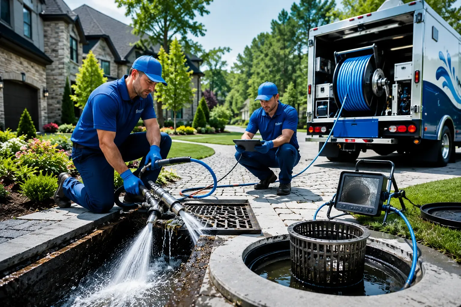 Local outdoor drain cleaning professionals in Woodworth, LA